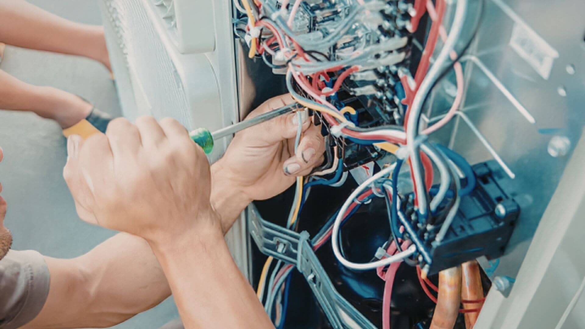 electrical connection inspection and tightening from air conditioning bristol